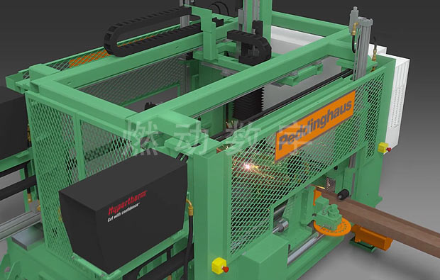 鋼結(jié)構(gòu)加工 激光切割設(shè)備三維仿真演示動畫 鋼結(jié)構(gòu)加工 激光切割設(shè)備三維仿真演示動畫