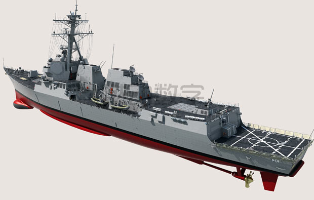 戰列艦/軍艦三維仿真動畫演示