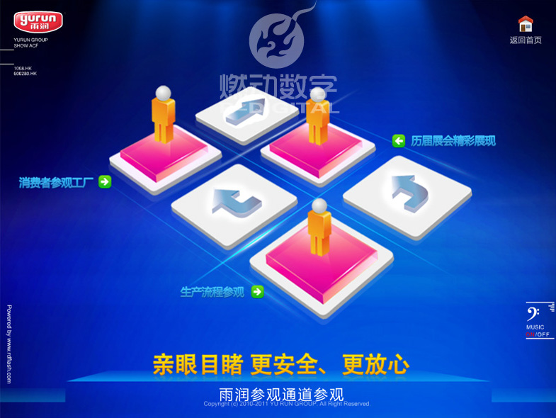 雨潤冷鮮連鎖售點(diǎn)多媒體制作
