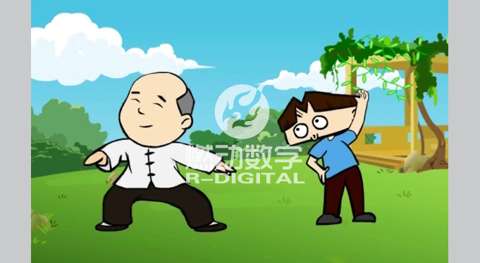萬家燈火電視片頭flash動畫